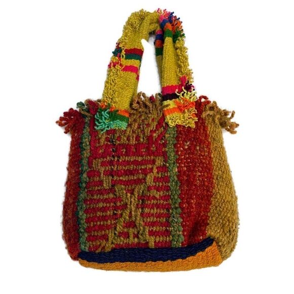 Inka Traditions Peruvian 🇵🇪 Hand Woven Wool Bag - Picture 2 of 11